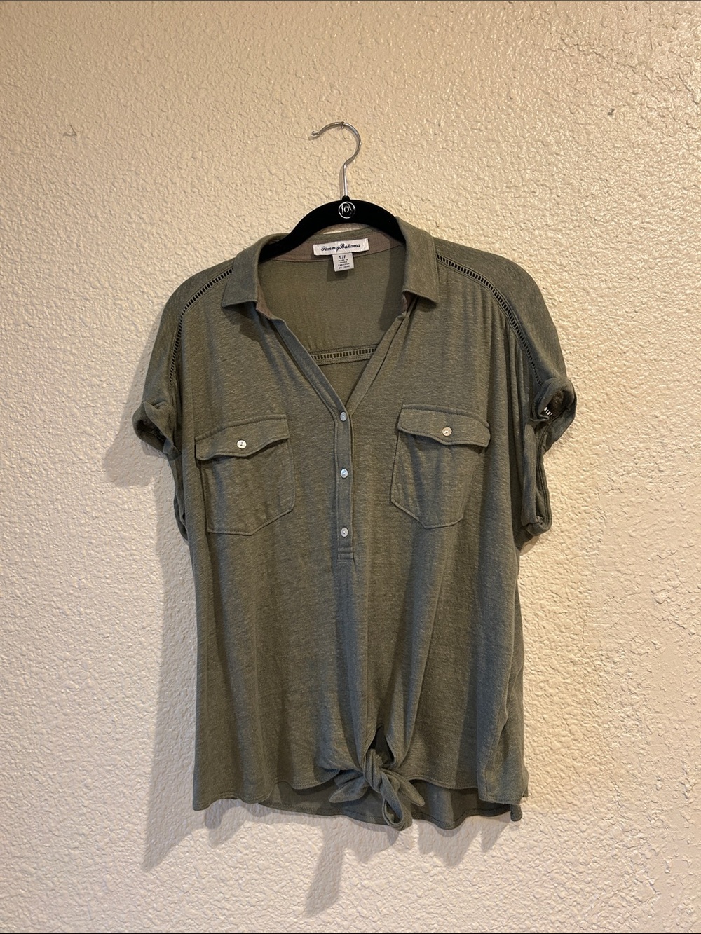 Tommy Bahama Olive Green Short Sleeve